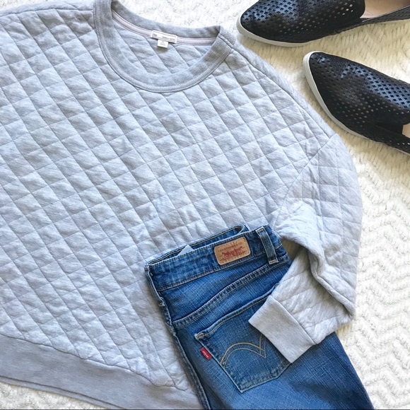 GAP Tops - GAP Quilted Sweatshirt